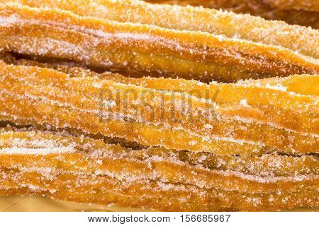 Churros With Granulated Sugar