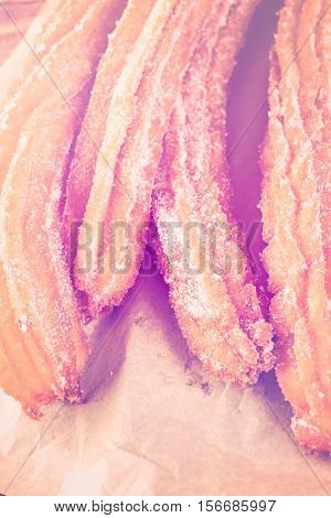 Churros With Granulated Sugar