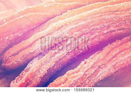 Churros With Granulated Sugar