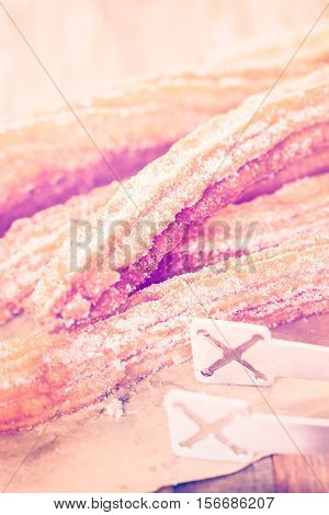 Churros With Granulated Sugar