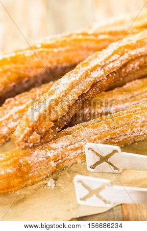 Churros With Granulated Sugar