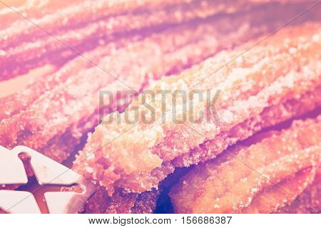 Churros With Granulated Sugar