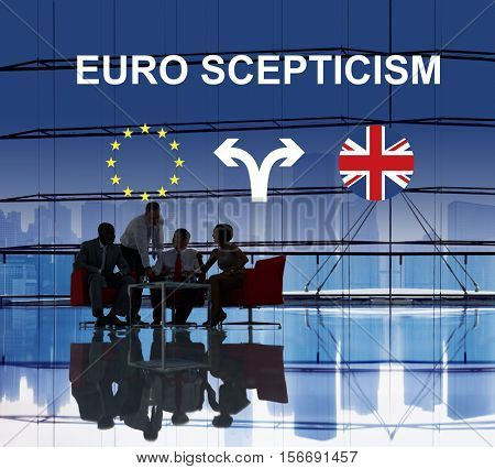 Brexit Bremain UK EU Referendum Concept