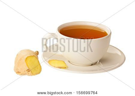 Delicious Hot Tea From Ginger