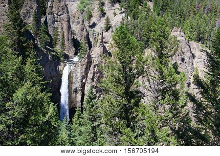 Keplar cascades in Yellowstone National Park Wyoming USA.