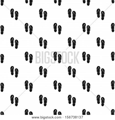 Beach thongs pattern. Simple illustration of beach thongs vector pattern for web