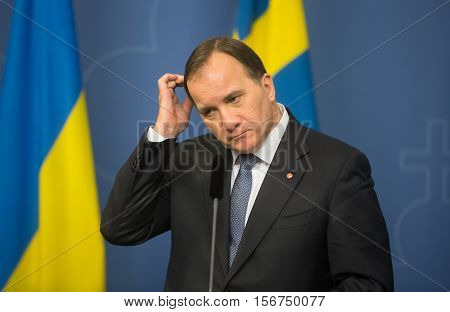 Prime Minister Of The Kingdom Of Sweden Stefan Lofven