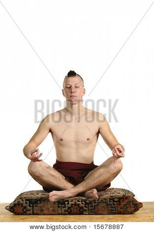 eine junge ManÃ ¢??s meditatio