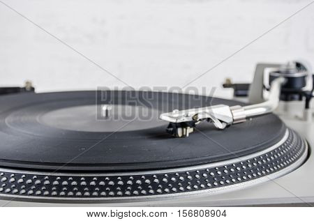 turntable equipment  for record audio vintage technology