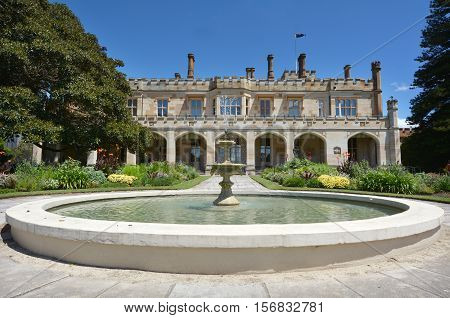 Sydney Australia - October 23 2016: The Government House in Sydney New South Wales Australia