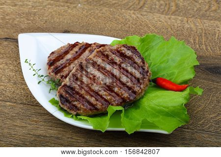 Grilled Burget Cutlet