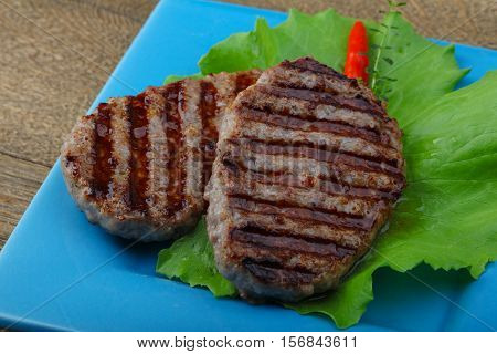 Grilled Burget Cutlet