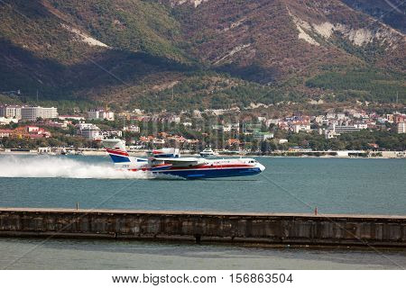 Take-off Of Aircraft From A Surface Of The Water
