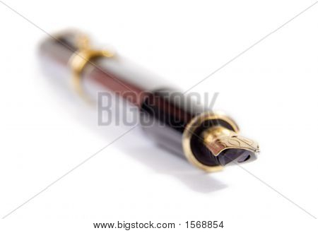 Penna stilografica Over White