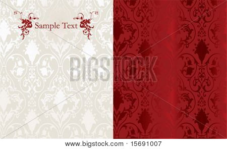 Elegantní červené vektor tapety