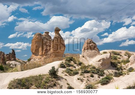 A rock formation known as 
