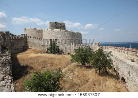 Old ottoman Kilitbahir Castle in Canakkale, Turkey.