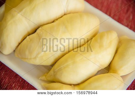 Durian king of fruits,Durian yellow fruit in Thailand