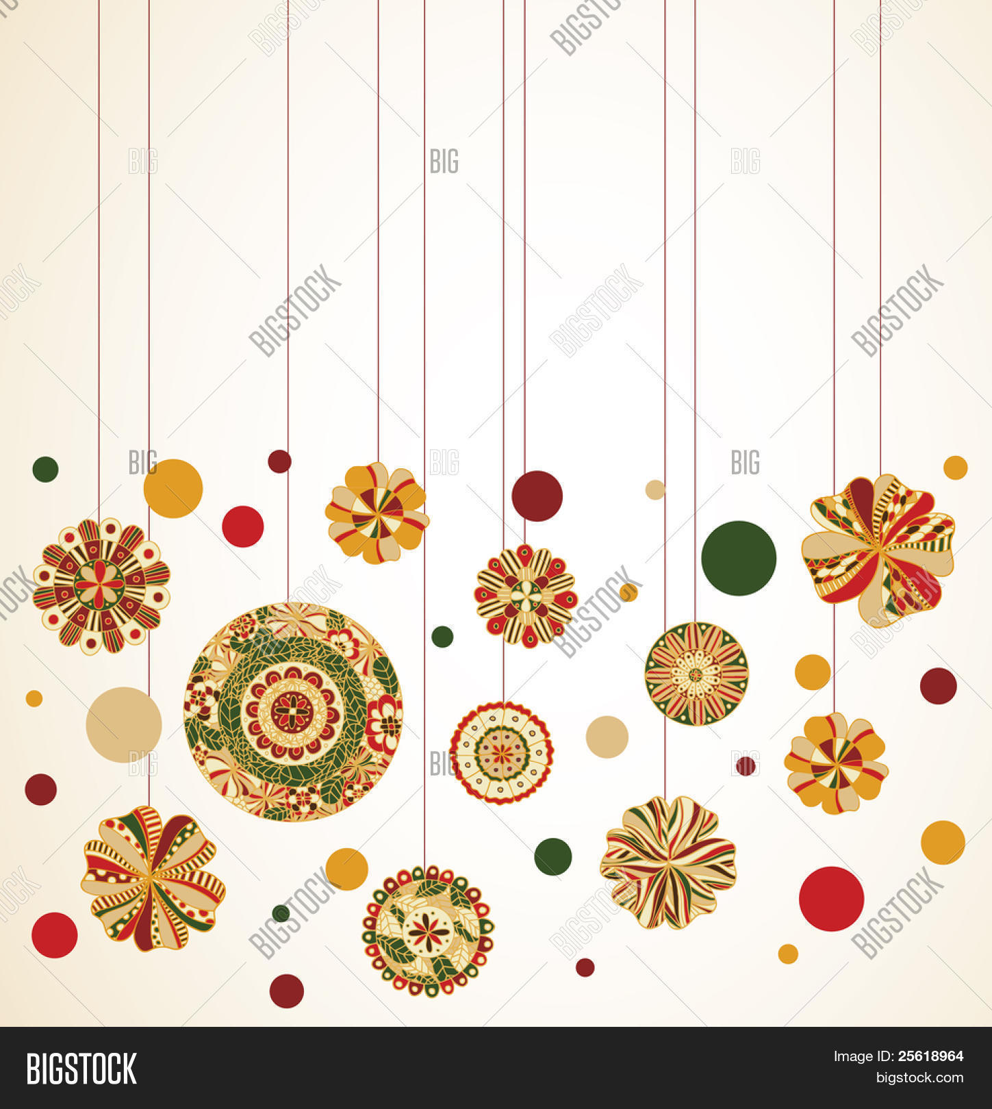 Hanging Ornaments Vector & Photo (Free Trial) | Bigstock