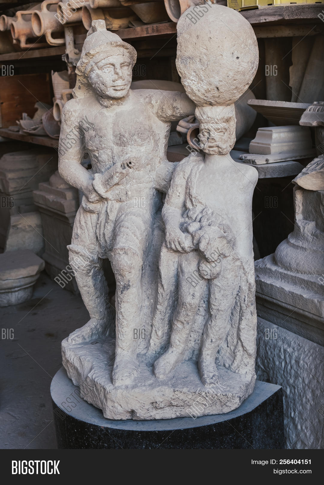 Pompeii Volcano Statues