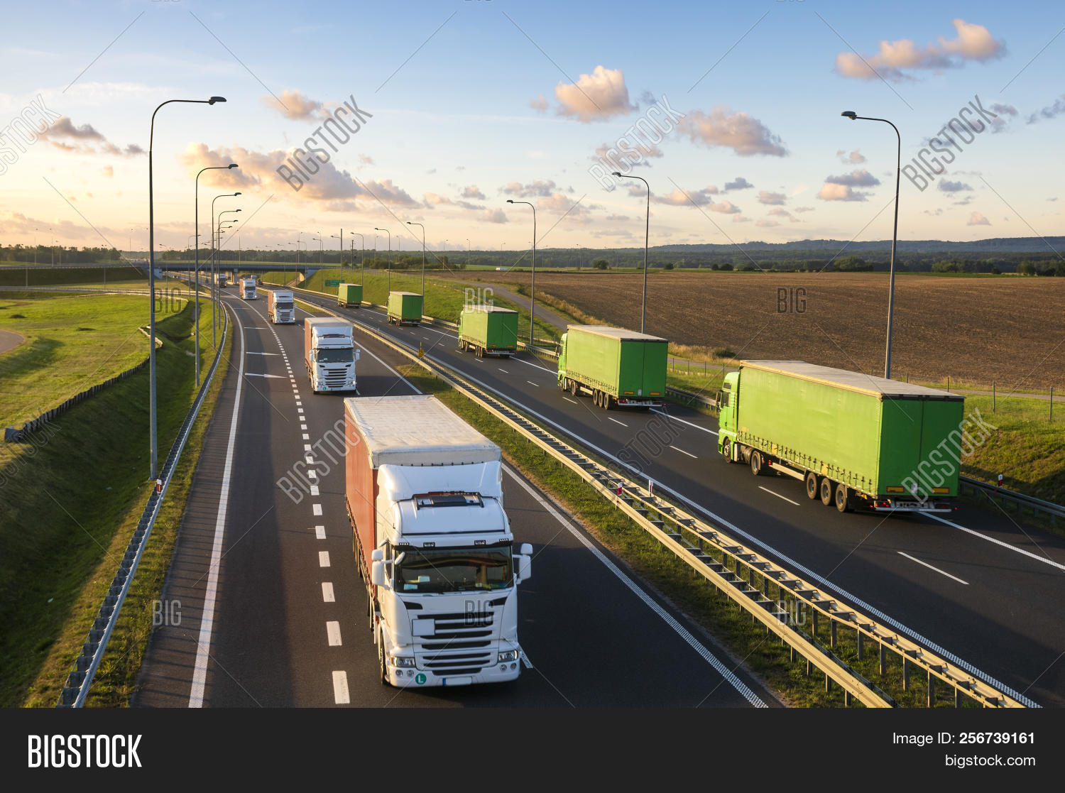 Truck On Highway, Image & Photo (Free Trial) Bigstock