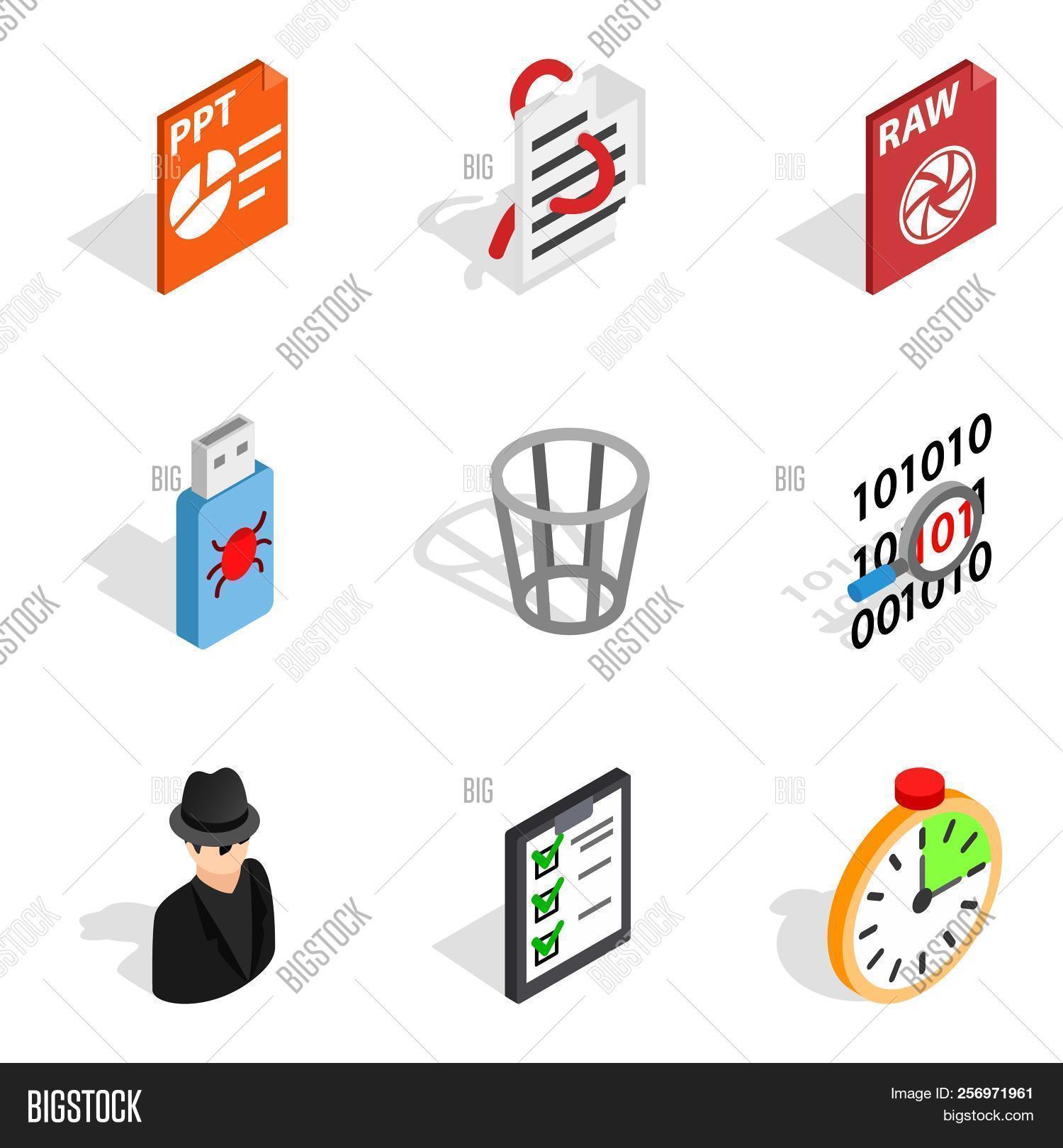 External Ip Ranges Icon Ip Address Icons Set. Image & Photo (Free Trial) | Bigstock