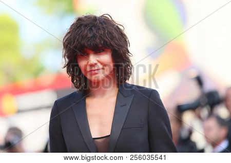 Malgorzata Szumowska walks the red carpet ahead of the opening ceremony during the 75th Venice Film Festival at Sala Grande on August 29, 2018 in Venice, Italy. 