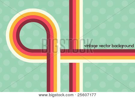 Retro vector background