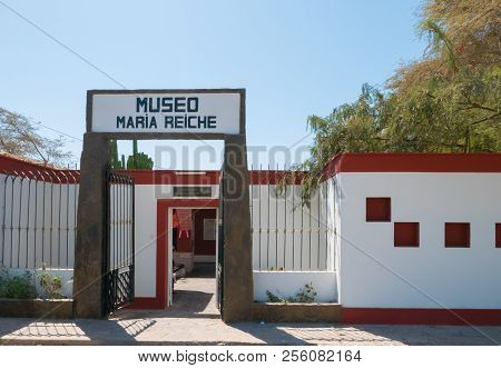 Nazca Peru August 2018 This Is The Entrance Of The Marie Reiche Museum, The Woman Who Discovered And