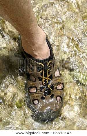 Andante en agua con zapatos