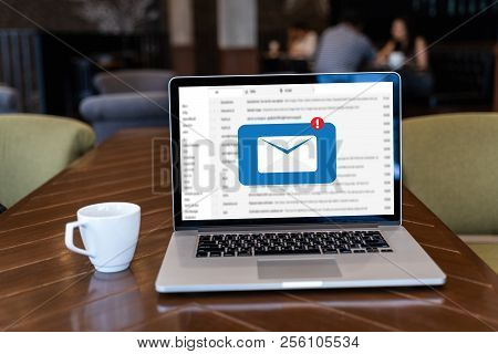 Mail Communication Connection Message To Mailing Contacts Phone Global Letters Concept