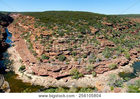 Murchison River Gorge Z Bend - Kalbarri - Australia