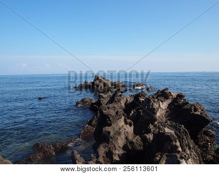 This Photo Was Taken At The Seaside In Jeju Island, South Korea.