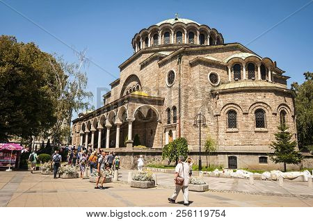 Sofia, Bulgaria. August 5, 2018. St. Nedelya Church (