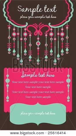 Vektor üdvözlőlap