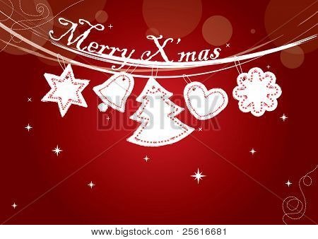 hanging christmas element
