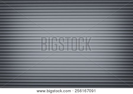 A Spotlit Roller Shutter Door As A Background