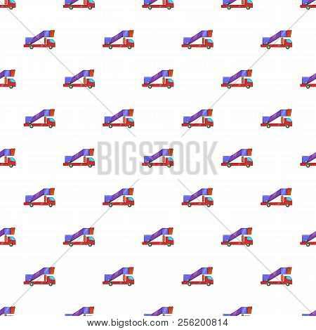 Passenger Gangway Pattern. Cartoon Illustration Of Passenger Gangway Pattern For Web
