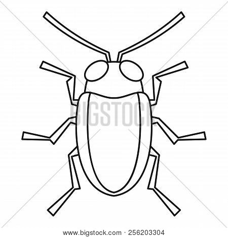 Cereal Leaf Beetle Icon. Outline Illustration Of Cereal Leaf Beetle Icon For Web