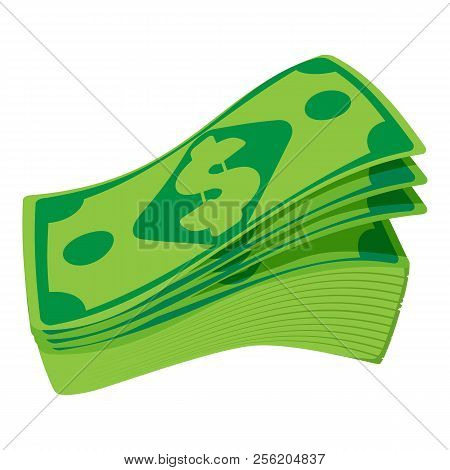 Pask Cash Icon. Cartoon Illustration Of Pack Cash Icon For Web