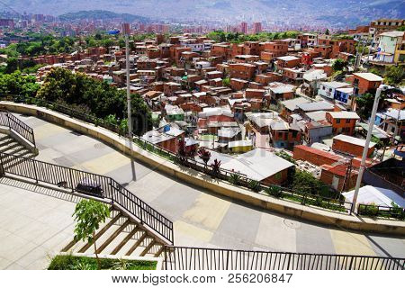  Famous District 13 in Medellin, Colombia, South America
