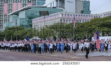 Celebrating The 61Th Anniversary Of Independence Or Merdeka Day