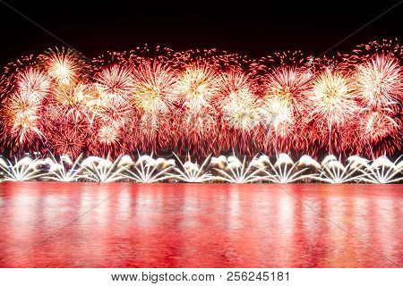 Australia Day 2018 Colorful Fireworks - Perth City