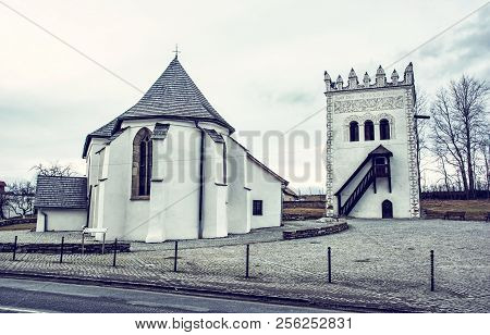 Roman Catholic Church Of St. Anna With Renaissance Bell Tower, Strazky, Slovak Republic. Religious A