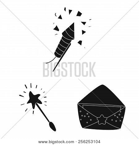 Vector Design Of Party And Birthday Icon. Set Of Party And Celebration Stock Vector Illustration.