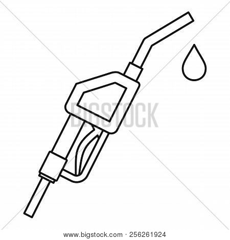 Fuel Nozzle Icon. Outline Illustration Of Fuel Nozzle Icon For Webicon. Outline Illustration Of Icon
