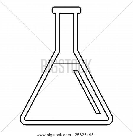 Test Tube Icon. Outline Illustration Of Test Tube Icon For Webicon. Outline Illustration Of Icon For