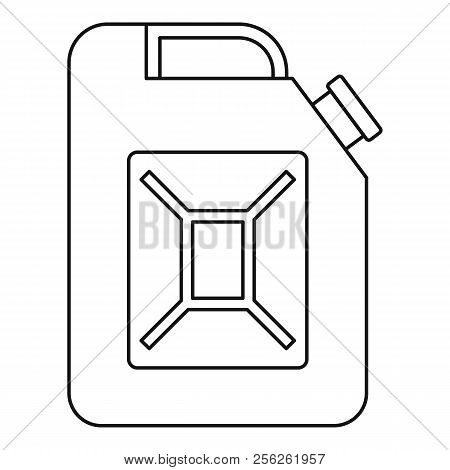 Petrol Tank Icon. Outline Illustration Of Petrol Tank Icon For Webicon. Outline Illustration Of Icon