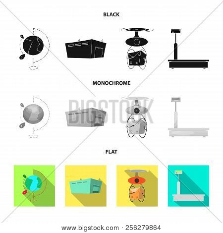 Isolated Object Of Goods And Cargo Icon. Set Of Goods And Warehouse Vector Icon For Stock.