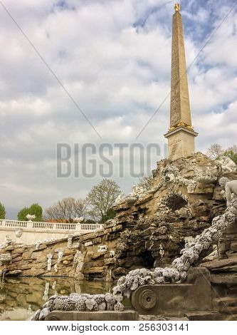 High Obelisk In Egyptian Style, Inscription In Latin: From Josephus Of Mary Terezia